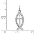thumbnail image 3 of White Sterling Silver Charm Pendant Themed 24 mm 8, 3 of 3