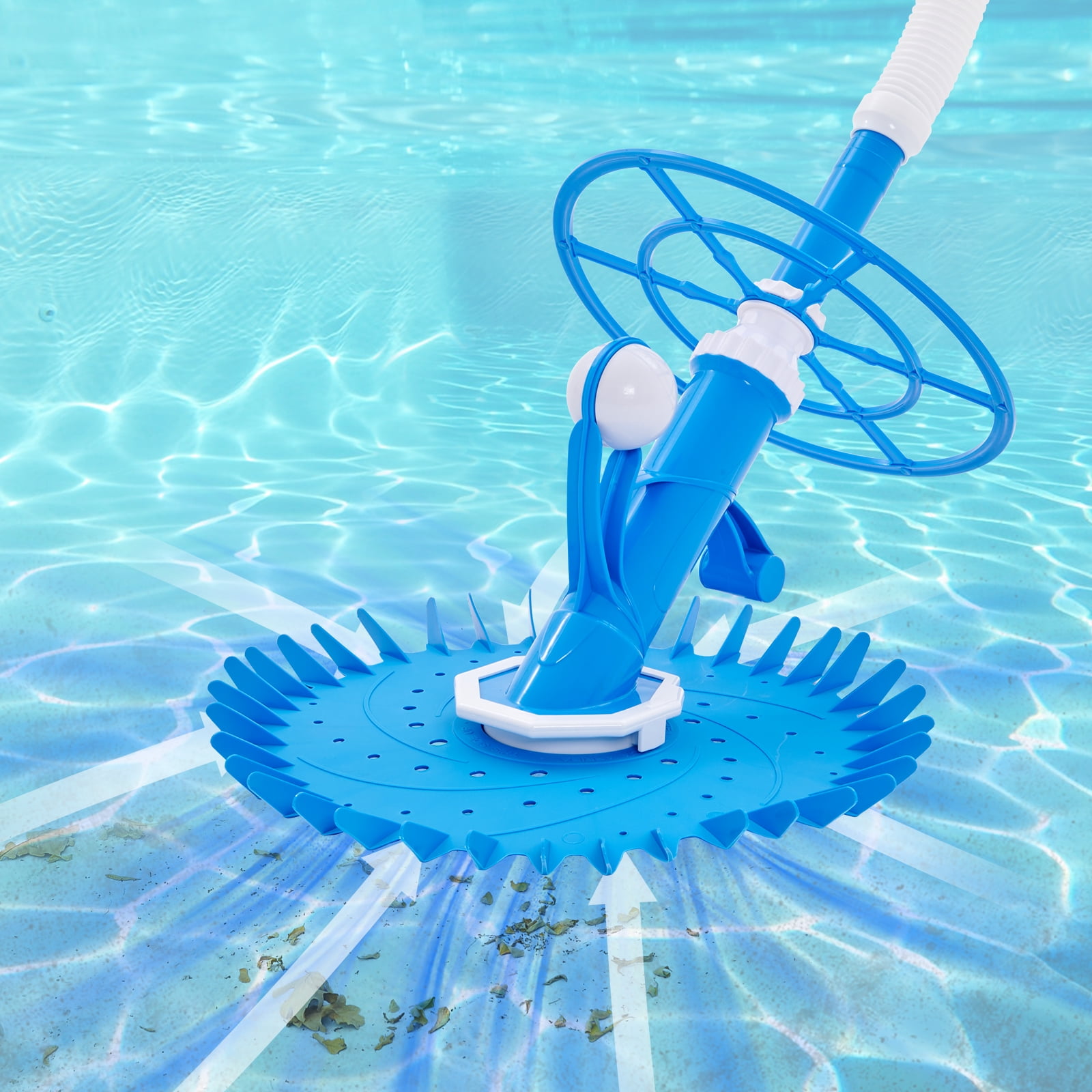 BENTISM Automatic Suction Pool Cleaner Low Noise Pool Vacuum with Extra