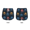 thumbnail image 3 of Salouo cartoon doodle octopus Print Women's 2 in 1 Running Shorts Double-Layer Shorts Athletic Workout Gym Yoga Shorts Running Shorts for Women-Small, 3 of 7