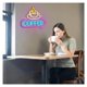 thumbnail image 2 of Letrero De Neón"Coffee" Con Luz LED Regulable Y Alimentación Por USB Para Decoración De Pared En Casa, Cafetería, Bar, Restaurante, Cocina, 37.4x32.5cm, 2 of 8