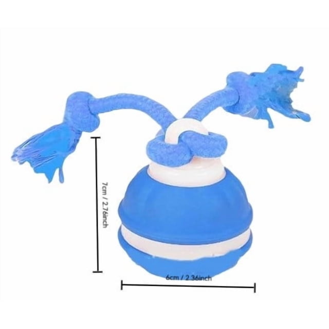 Dog Toys for Large Dogs Pet Toy Jumping Dog Toy Three Modes with Chirping Sounds, Dog Toys for Small Dogs Interactive Teaser with Rope for Exercise and Play