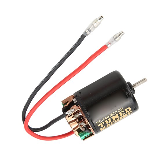 RC 540 Motor, Long Work Time RC Brushed Motor Metal Two Way Bearing Black for 1/10 RC Car