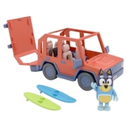 Bluey, 4-Wheel-Drive Family Vehicle, with 1 Figure and 2 Surfboards, Toddler Toy