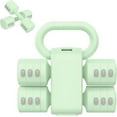 thumbnail image 1 of inAdjustable Dumbbell Set Levels Hand Weights (Each ./././.lb) for Women & Men Weights Dumbbell Set Convertible to Kettlebell for Home Gym Strength Training, 1 of 7