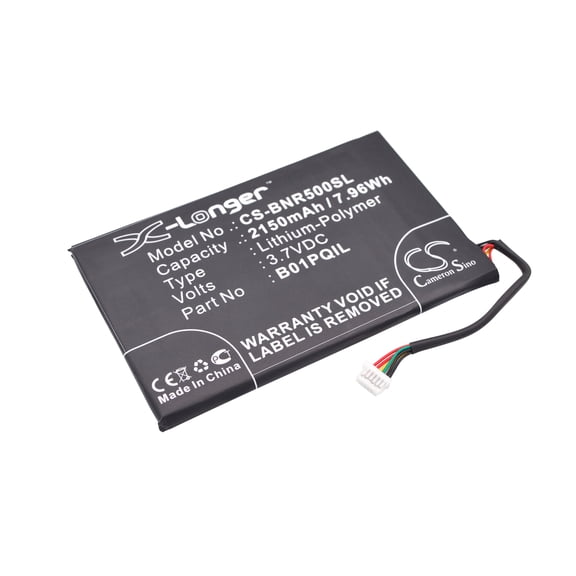 Replacement Battery For Barnes & Noble 3.7v 2150mAh / 7.96Wh Ebook, eReader Battery