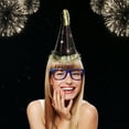 thumbnail image 2 of Happy New Year Hats 4 Pieces Assorted Foil Cone Hat for Kids and Adults New Year's Eve Party Home Table Decorations Count Down Photo Props and Holiday Celebration Supplies (Designs May Vary), 2 of 7