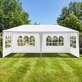 thumbnail image 1 of Carpa Toldo 3x6 Metros con Paredes Y Ventanas Reforzado Plegable Impermeable Facil Armado Y Transporte para Jardín Casa Exterior Uso Rudo Acero Lona (Blanco), 1 of 7