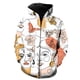 thumbnail image 1 of Sudadera con capucha y cremallera para hombre, estilo hip hop, divertida, unisex, de gran tamaño, con retrato de línea abstracta, gran oferta de moda 2024, 1 of 6