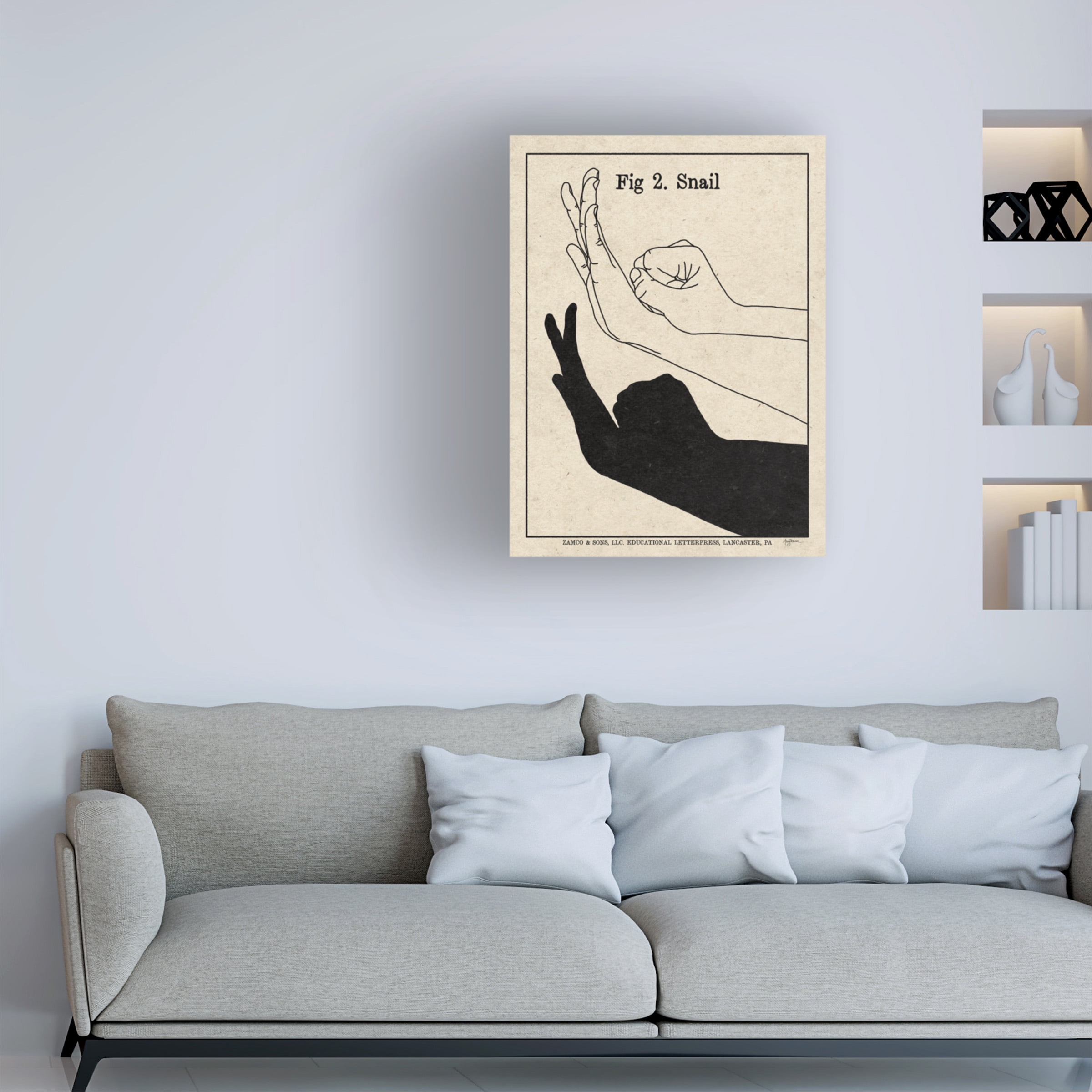 Mary Urban 'The Art of Shadows II' Canvas Art