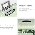 thumbnail image 6 of Leaf Initial Name U Green Luggage Cover Elastic Washable Stretch Suitcase Protector Anti-Scratch Travel Suitcase Cover for Kid and Adult L (Fit 25-28 inch suitcase), 6 of 6
