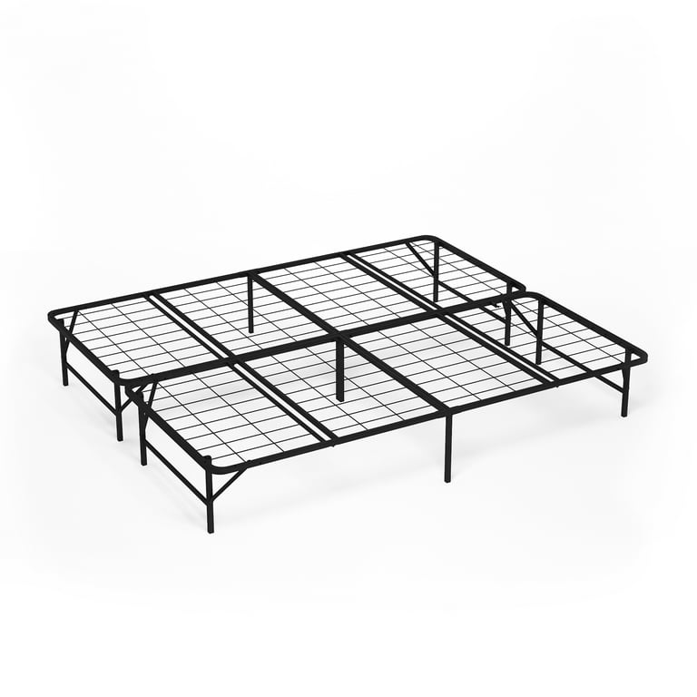 Furinno Angeland Mattress Foundation Platform Metal Bed Frame