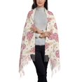 thumbnail image 2 of Fotbe Sparkling Ice Cream Print Womens Fall Winter Scarf Tassel Soft Warm Blanket Scarves Womens Shawl Wraps, 2 of 8