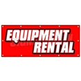 thumbnail image 1 of SignMission B-120 Equipment Rental 48 x 120 in. Equipment Rental Banner Sign - Tools Lifts Party Supply Cribs Rug Shampoo, 1 of 1