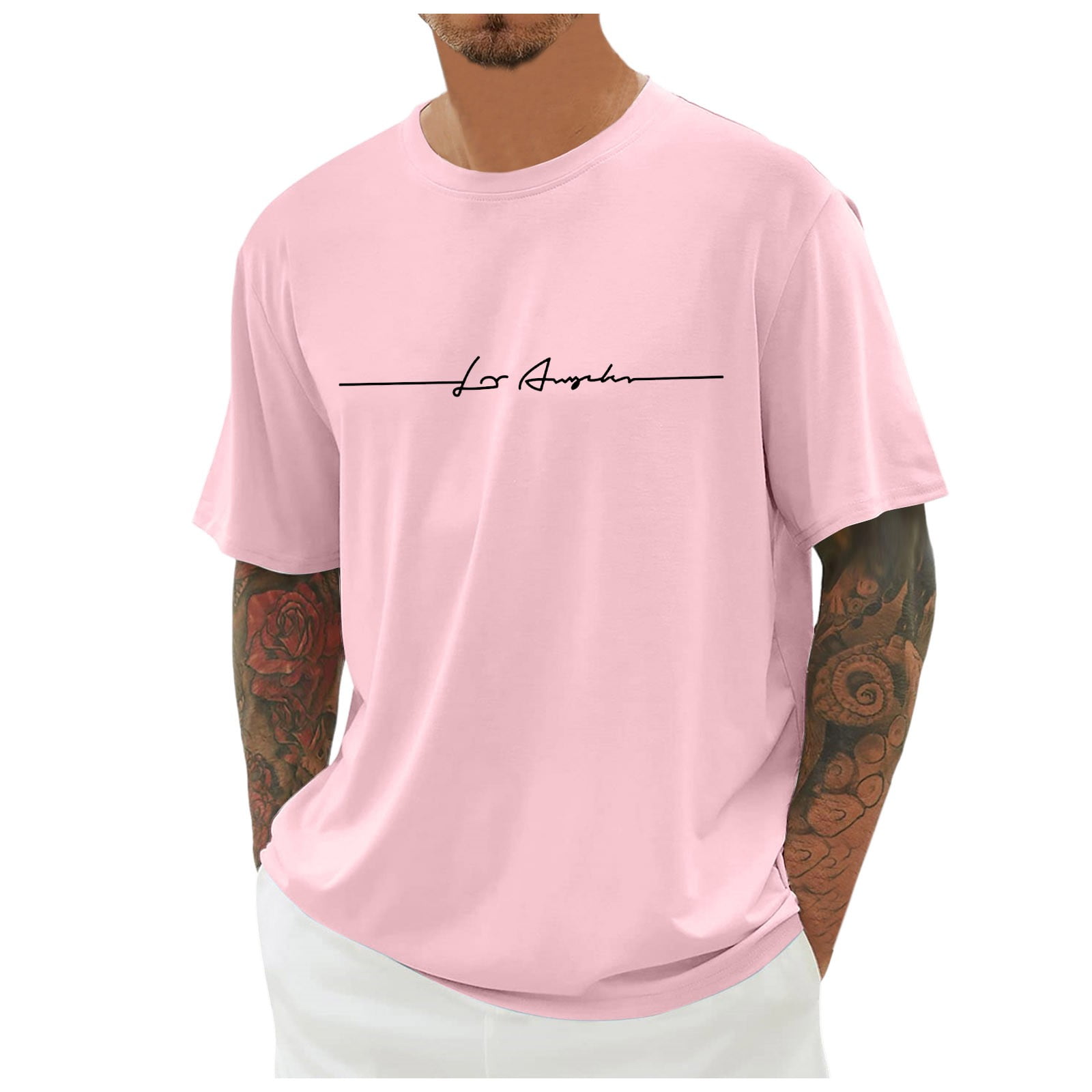 Men's Large Shirts Neck Men Men T Shirts Fashion Designer Fall