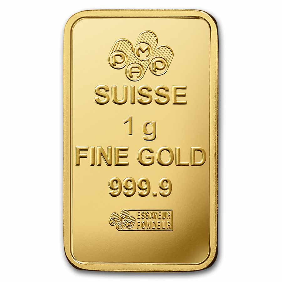 Pamp Suisse 1" gram Gold Bar