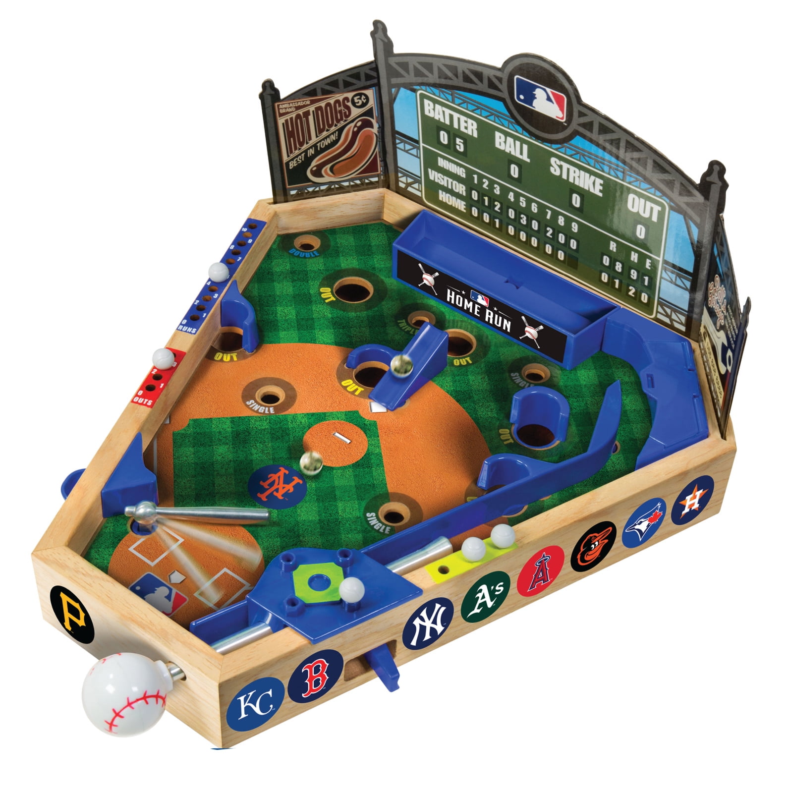 MLB Wooden Pinball Game 