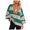 Green, variant on Womens Trendy Sweatshirts Oversize Striped Half Zip Sweatshirt Pullover Teen Girls y2k Preppy Clothes 2XL