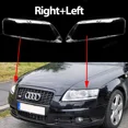 thumbnail image 1 of Car Transparent Housing Front Headlights Lens Shell Cover Glass Lamp cover Lampshade For Audi A6 A6L C6 4F 2004~2011, 1 of 1
