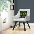thumbnail image 4 of Gray Striped Something Wicked This Way Comes Halloween By Abc 16 X 16 Decorative Throw Pillow, 4 of 4