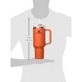 thumbnail image 4 of Tumbler with Handle and Straw 40 oz | Flowstate 3-Position Lid | Cup Holder Compatible for Travel | Insulated Stainless Steel Cup, 4 of 10