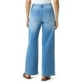 thumbnail image 3 of Gloria Vanderbilt Swan Series Women's Wide Leg Patch Pocket Jeans, Sizes 2-18, 3 of 4