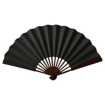 KQJQS2 Folding Hand Classic Style Fan Fabric Bamboo Ribs Hand Held Chinese/Spanish Foldable Fan for Wedding, Party Favor, Performance, Dance, Home Decorations, Festival, Gift