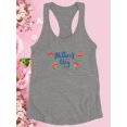 thumbnail image 3 of Mother's Day Roses Racerback Tank Women -Image by Shutterstock, Female Large, 3 of 4
