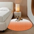 thumbnail image 2 of Modern Orange Round Area Rug 6Ft Washable Circle Rugs for Bathroom Office, Abstract Ombre Geometric Morocco Non-Slip Carpet Floor Mats Indoor Outdoor Carpet Runner Aesthetic Home Decor, 2 of 8