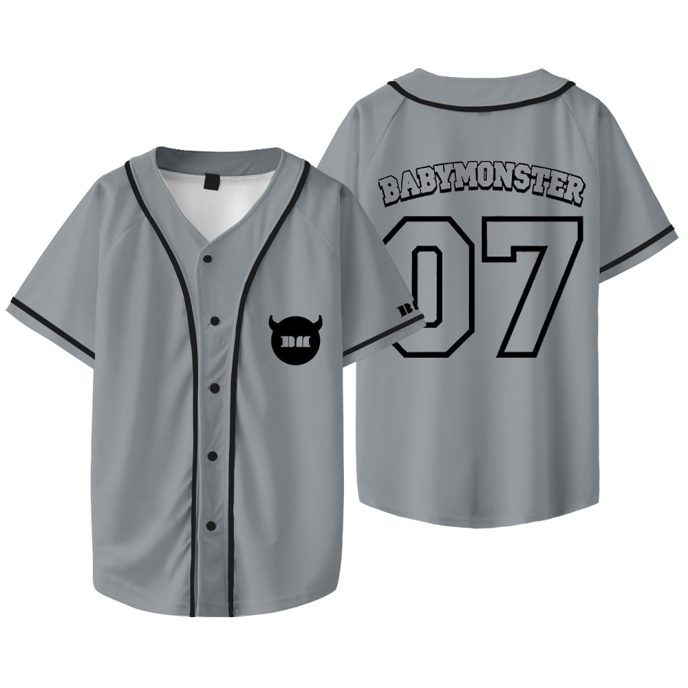 Kpop Babymonster Hello Monsters World Tour Unisex Baseball Jersey
