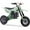Green, variant on MotoTec Villain 52cc 2-Stroke Kids Gas Dirt Bike Blue