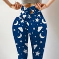 thumbnail image 4 of Puntoco Mujeres Moda Cintura Alta Deporte Fitness Arco No Posicionado Impresión Yoga Pantalones Puntoco Puntoco-6158, 4 of 9