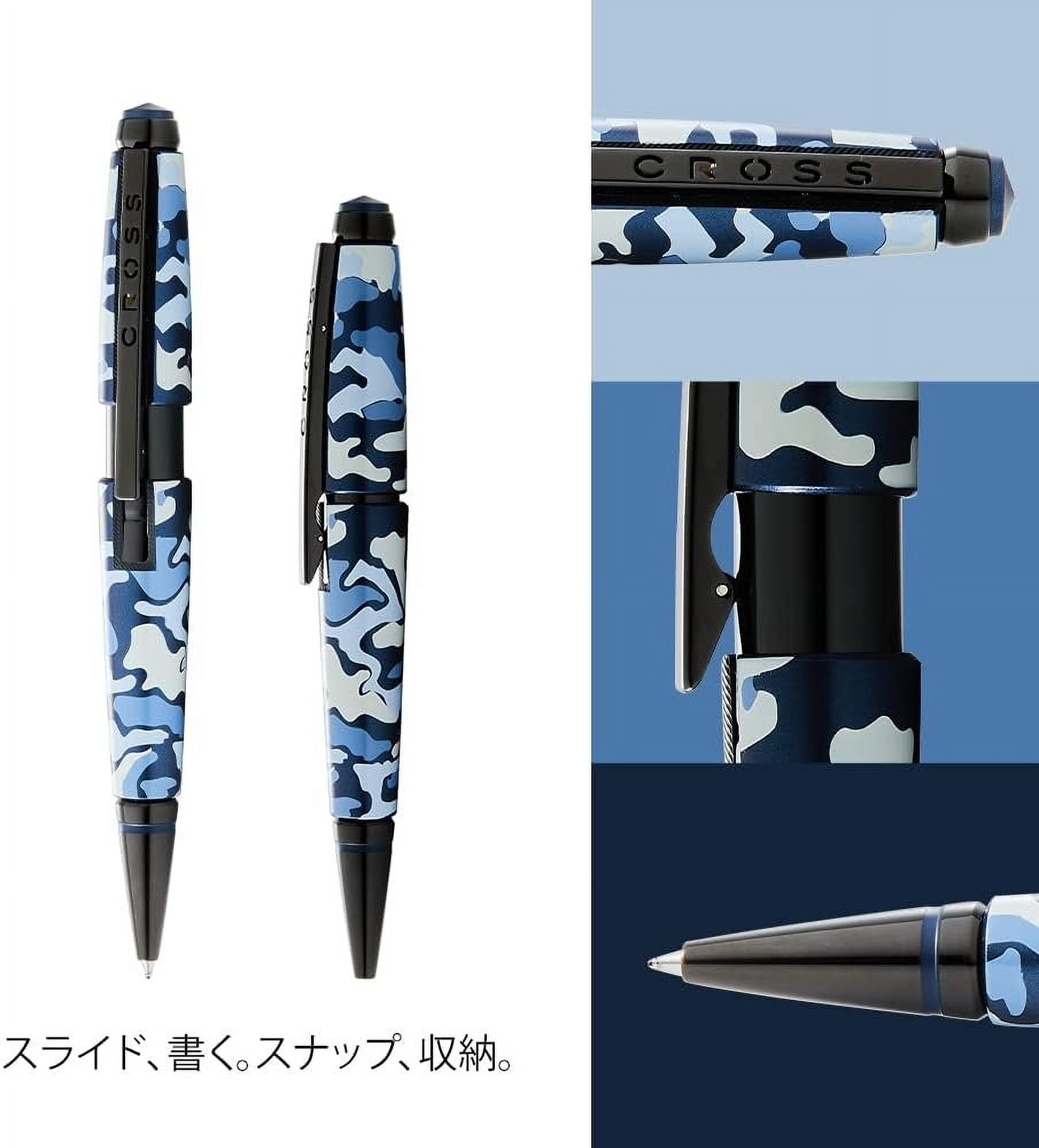 Cross Edge Blue Camo Gel Rollerball Pen