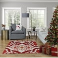 thumbnail image 3 of 18" x 18" Simply Daisy Light Bright Polyester Accent Pillow, Red (1 Count), 3 of 4