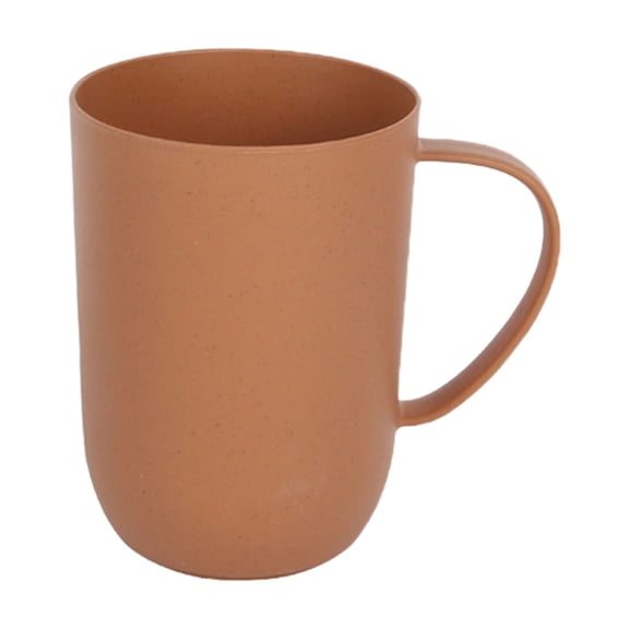 Qholemyo Hotel Mouthwash Cup home brushing cup with handle wood fiber water cup bathroom water cup toothbrush holder and cup