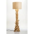 thumbnail image 2 of Modern Home Nautical Driftwood Floor Lamp, 2 of 6