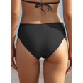 thumbnail image 2 of Bañador de Bikini para Mujer con Parte Inferior Torcida en la Parte Delantera Negro 2XL Negro 2XL Xishao ropa, 2 of 2