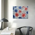 thumbnail image 4 of fireworks American flag patriotism Canvas Canvas Wall Art Living Room Bedroom Home Office Wall Decor Wall Decor For Bedroom Fashion Kitchen Wall Pictures, 4 of 6