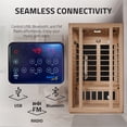 thumbnail image 5 of SteamSpa Home Sauna Room 3 Person Hemlock Wooden Indoor Sauna Spa, 5 of 14