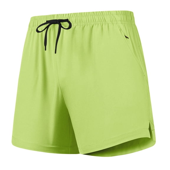 yillto Quick Dry Shorts for Womens Elastic Waist Drawstring Lightweight Athletic Running Sports Shorts