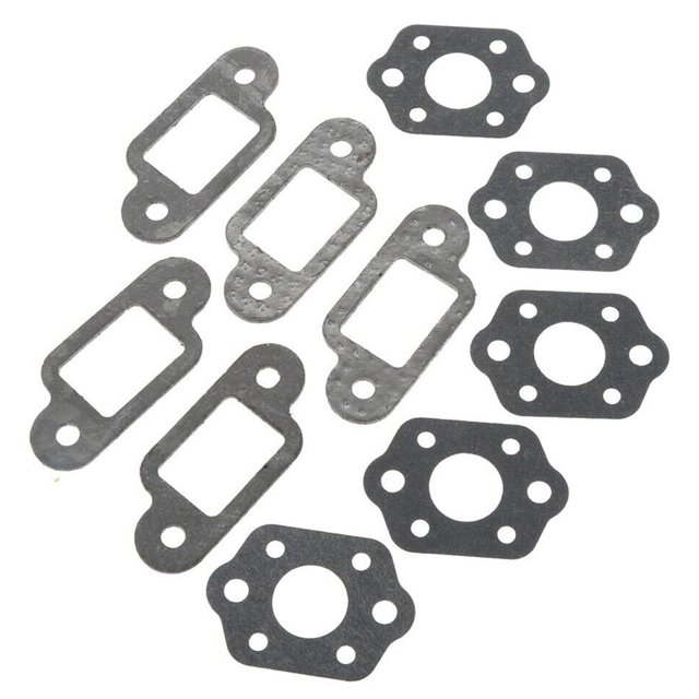 10Pcs Muffler Carburetor Gasket kit For 021 023 025 MS210 MS230 MS250 MS 210 230