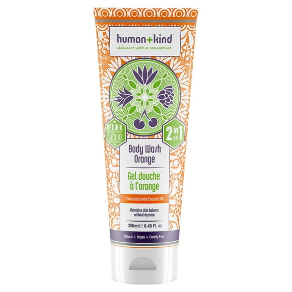 Body Wash Orange Human+kind Human+kind Body Wash Orange Body Wash Unisex 8.45oz
