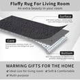 thumbnail image 4 of White Fur Rug Area Rug 5x7 Washable Shag Rug Fluffy Faux Rabbit Rug for Living Room Bedroom Playroom Nursery Rug Plush Throw Rug Luxury Home Decor, 4 of 8