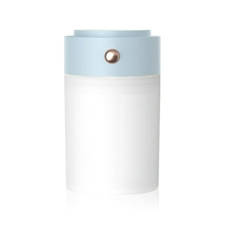 

Peryerana Mist Humidifier USB Powered 250ML 2.5W Air Diffuser Night Light Decoration Water Spray Bottle Blue