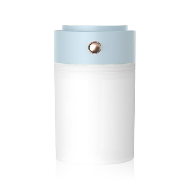 Humidificador de niebla alimentado por USB 250ML 2.5W Difusor de aire Luz nocturna Decoración Botella de spray de agua, Azul seitruly HA008477-03B
