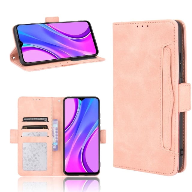 Funda Cartera Magnética para Xiaomi Redmi 9C- Tarjetero Desmontable, Cuero PU, Soporte