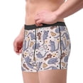 thumbnail image 2 of Salouo cartoon mouse Print Men's Boxer Briefs,Breathable Underwear Elastic Waistband Briefs for Men-X-Large, 2 of 5