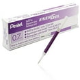 thumbnail image 5 of Pentel EnerGel Pen Refill Ink, Metal Tip, Medium Point, Violet, 12 Count, 5 of 7