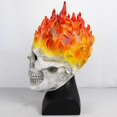 thumbnail image 5 of Halloween Ghost Rider Red And Blue Flame Skull Mask Horror Ghost Full Face Latex Cosplay Costume Props, 5 of 5