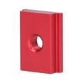 thumbnail image 4 of Écrous Coulissants en Alliage d'Aluminium Rouge (Lot de 5) - Fixations Filetées M8 pour Fixations de Menuiserie, Scies à Table, Machines à Fraiser et Scies à Bande - Outils de Serrage Précis, Sans Bavure, Résistants à la Corrosion, 4 of 6