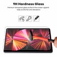 thumbnail image 2 of JETech 2-Pack Screen Protector for iPad Air 4 10.9-Inch, iPad Pro 11-Inch All Models, Face ID Compatible, Tempered Glass Film, 2 of 5